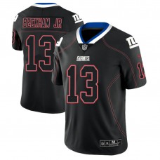 New York Giants #13 Odell Beckham Jr 2018 Lights Out Color Rush Limited Black Jersey