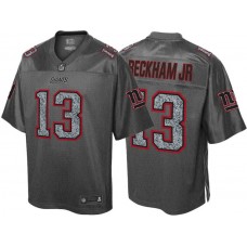 New York Giants #13 Odell Beckham Jr Gray Pro Line Fashion Static Jersey