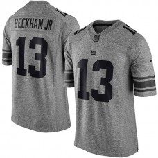 New York Giants #13 Odell Beckham Jr Gridiron Gray Limited Jersey