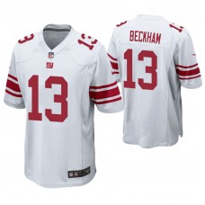 New York Giants #13 Odell Beckham White Game Jersey
