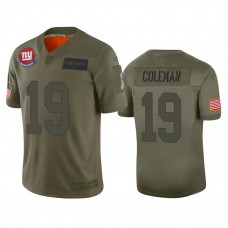 New York Giants #19 Corey Coleman Camo 2019 Salute to Service Limited Jersey