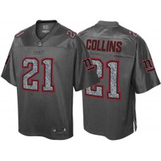 New York Giants #21 Landon Collins Gray Pro Line Fashion Static Jersey