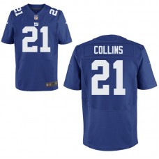 New York Giants #21 Landon Collins Royal Elite Jersey