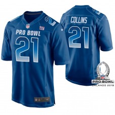 New York Giants #21 Landon Collins Royal Game Jersey 2019 Pro Bowl NFC