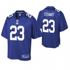 New York Giants #23 Jonathan Stewart Royal Pro Line Player Jersey