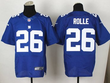 New York Giants #26 Antrel Rolle Royal Blue Team Color NFL Elite Jersey