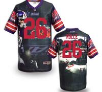 New York Giants #26 Antrel Rolle Stitched NFL Elite Fanatical Version Jersey (2)