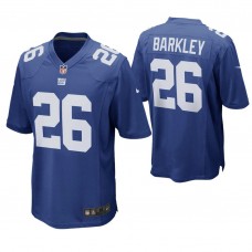 New York Giants #26 Saquon Barkley Royal Game Jersey