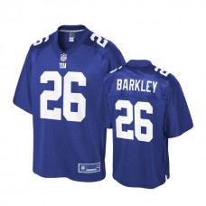 New York Giants #26 Saquon Barkley Royal Player Pro Line Jersey