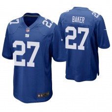 New York Giants #27 Deandre Baker 2019 NFL Draft Royal Game Jersey