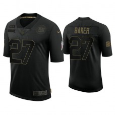 New York Giants #27 Deandre Baker Black 2020 Salute to Service Limited Jersey