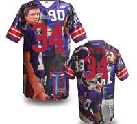 New York Giants #34 Wilson Stitched NFL Elite Fanatical Version Jersey (7)