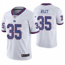 New York Giants #35 Curtis Riley White Vapor Untouchable Color Rush Limited Jersey