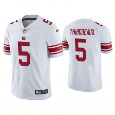 New York Giants #5 Kayvon Thibodeaux White Vapor Limited 2022 NFL Draft Jersey