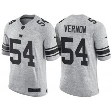 New York Giants #54 Olivier Vernon 2016 Gridiron Gray II Limited Jersey
