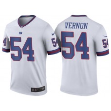 New York Giants #54 Olivier Vernon White Color Rush Legend Jersey