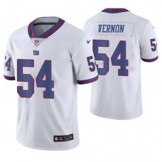 New York Giants #54 Olivier Vernon White Vapor Untouchable Color Rush Limited Jersey