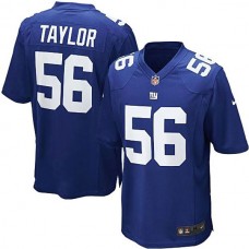 New York Giants #56 Lawrence Taylor Royal Blue Retired Player Game Jersey