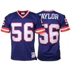 New York Giants #56 Lawrence Taylor Royal Blue Retired Player Vintage Replica Jersey