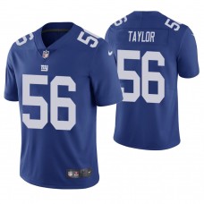 New York Giants #56 Lawrence Taylor Royal Vapor Untouchable Limited Jersey