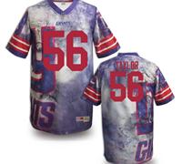 New York Giants #56 Lawrence Taylor Stitched NFL Elite Fanatical Version Jersey (8)