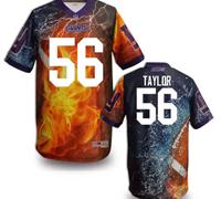 New York Giants #56 Lawrence Taylor Stitched NFL Elite Fanatical Version Jersey (9)