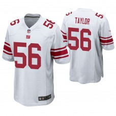New York Giants #56 Lawrence Taylor White Game Jersey