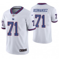 New York Giants #71 Will Hernandez White Vapor Untouchable Color Rush Limited Jersey
