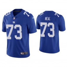 New York Giants #73 Evan Neal Blue Vapor Limited 2022 NFL Draft Jersey