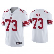 New York Giants #73 Evan Neal White Vapor Limited 2022 NFL Draft Jersey