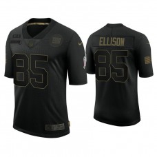 New York Giants #85 Rhett Ellison Black 2020 Salute to Service Limited Jersey