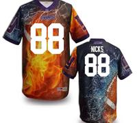 New York Giants #88 Hakeem Nicks Stitched NFL Elite Fanatical Version Jersey (9)