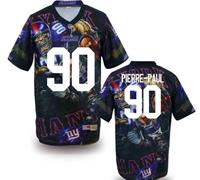 New York Giants #90 Jason Pierre-Paul Stitched NFL Elite Fanatical Version Jersey (1)