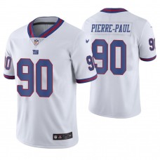 New York Giants #90 Jason Pierre-Paul White Vapor Untouchable Color Rush Limited Jersey