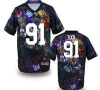 New York Giants #91 TUCK Stitched NFL Elite Fanatical Version Jersey (1)