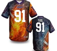 New York Giants #91 TUCK Stitched NFL Elite Fanatical Version Jersey (9)