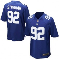 New York Giants #92 Michael Strahan Royal Retired Player Game Jersey
