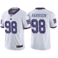 New York Giants #98 Damon Harrison White Vapor Untouchable Color Rush Limited Jersey