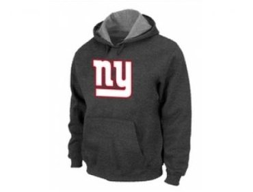 New York Giants Authentic Logo Pullover Hoodie D.Grey