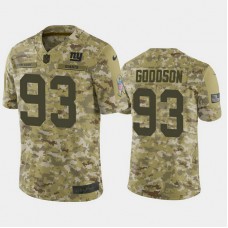 New York Giants BJ Goodson #93 2018 Salute to Service Limited Camo Jersey