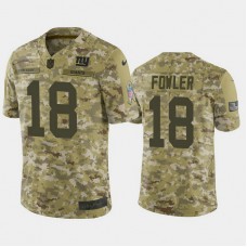 New York Giants Bennie Fowler #18 Camo Jersey 2018 Salute to Service