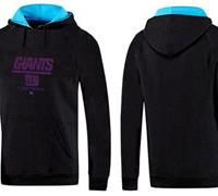 New York Giants Critical Victory Pullover Hoodie Black & Blue