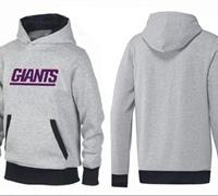 New York Giants English Version Pullover Hoodie Grey & Black