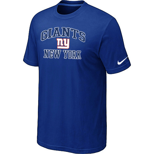 New York Giants Heart & Soul Blue T-ShirtNew York Giants Heart & Soul Blue T-Shirt