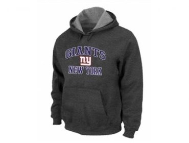 New York Giants Heart & Soul Pullover Hoodie D.Grey