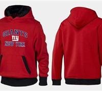 New York Giants Heart & Soul Pullover Hoodie Red & Black