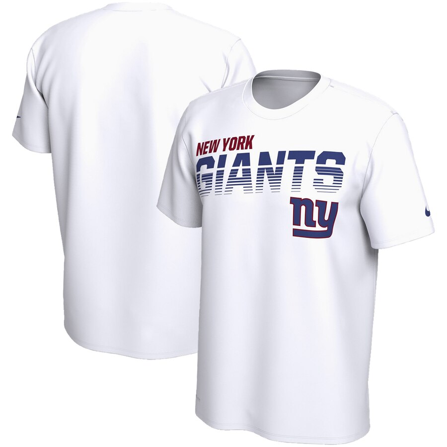 New York Giants Nike Sideline Line Of Scrimmage Legend Performance T-Shirt White