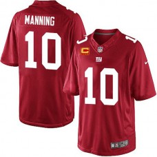 New York Giants NikeEli Manning Game Red C Jersey