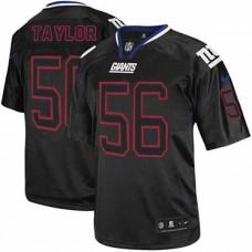 New York Giants NikeLawrence Taylor Game Lights Out Black Jersey