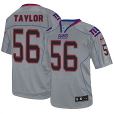 New York Giants NikeLawrence Taylor Game Lights Out Grey Jersey